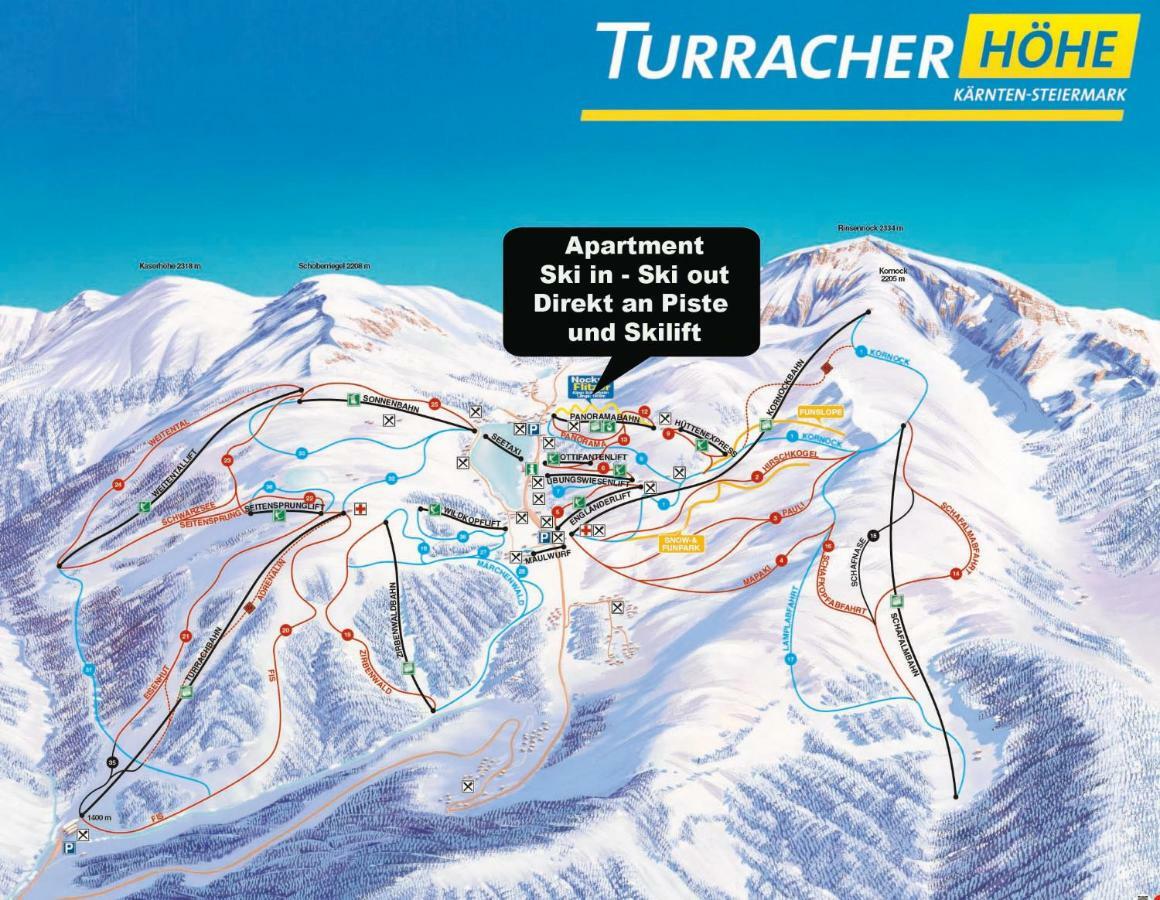 Apartment Ski In - Ski Out Turracher Hohe 外观 照片